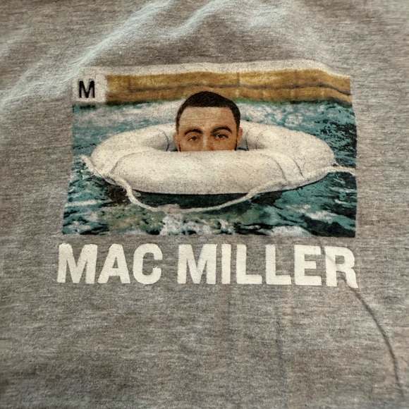 Spencer's Gray Mac Miller Graphic Tee - Picture 1 of 4